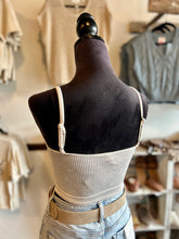 Load image into Gallery viewer, The Kira Crop Tank |Bone|