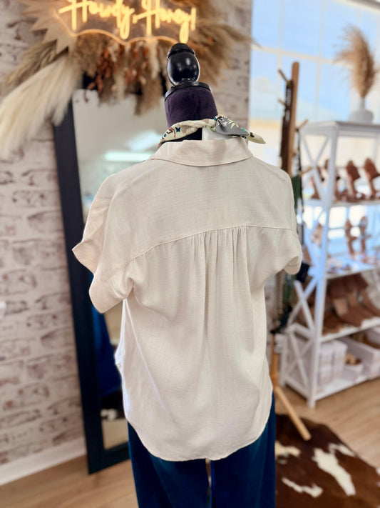 Ranch Breeze Top |Oatmeal|