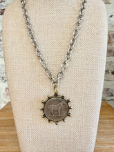 Load image into Gallery viewer, Pony Club Classic Necklace |Silver/Bronze Bezel|