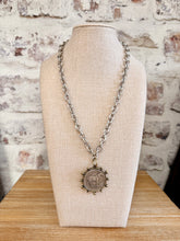 Load image into Gallery viewer, Pony Club Classic Necklace |Silver/Bronze Bezel|