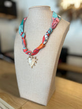 Load image into Gallery viewer, The Scarlett Heart Scarf Necklace