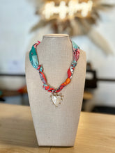 Load image into Gallery viewer, The Scarlett Heart Scarf Necklace
