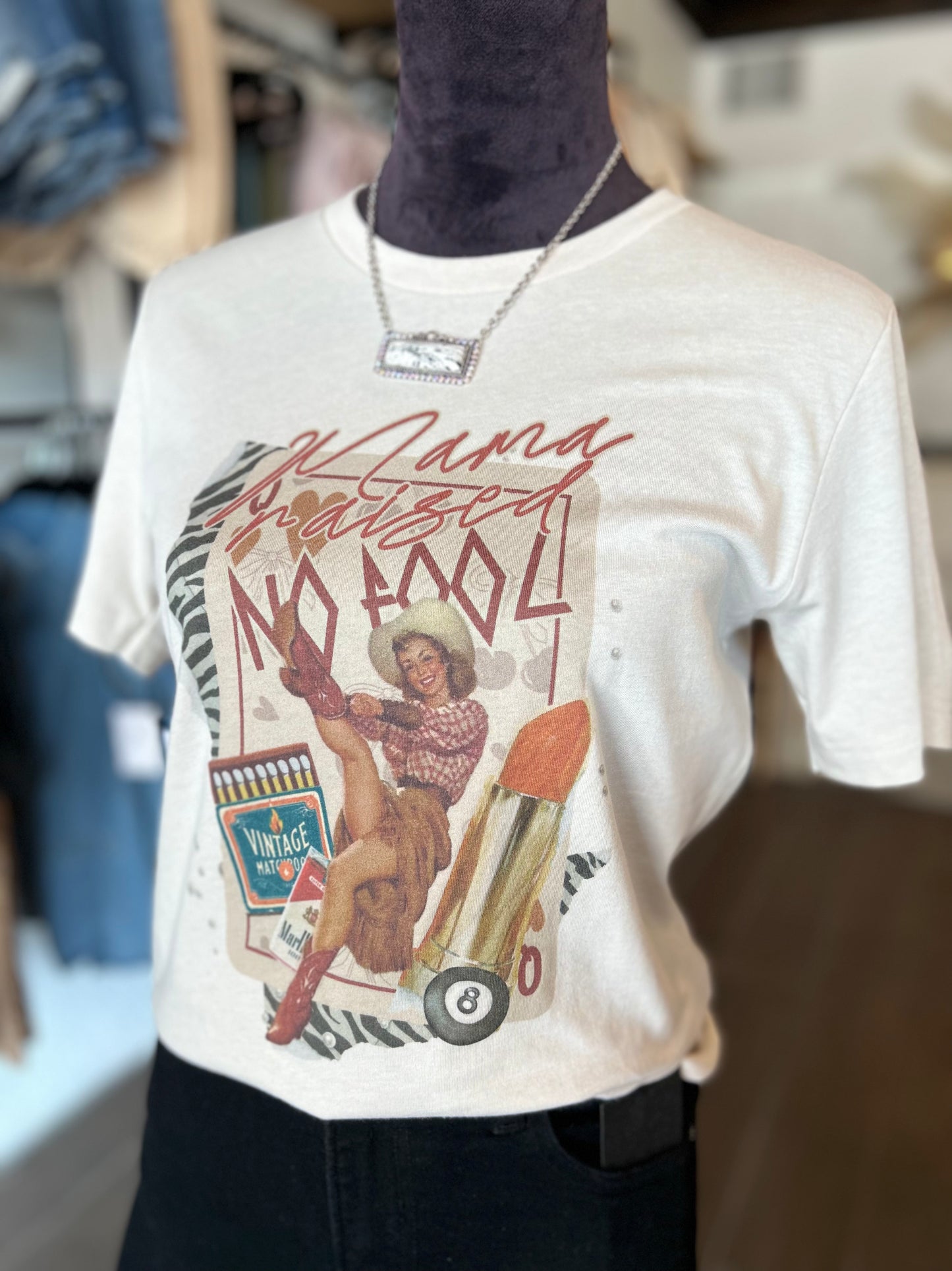 Mama Raised No Fool Graphic Tee