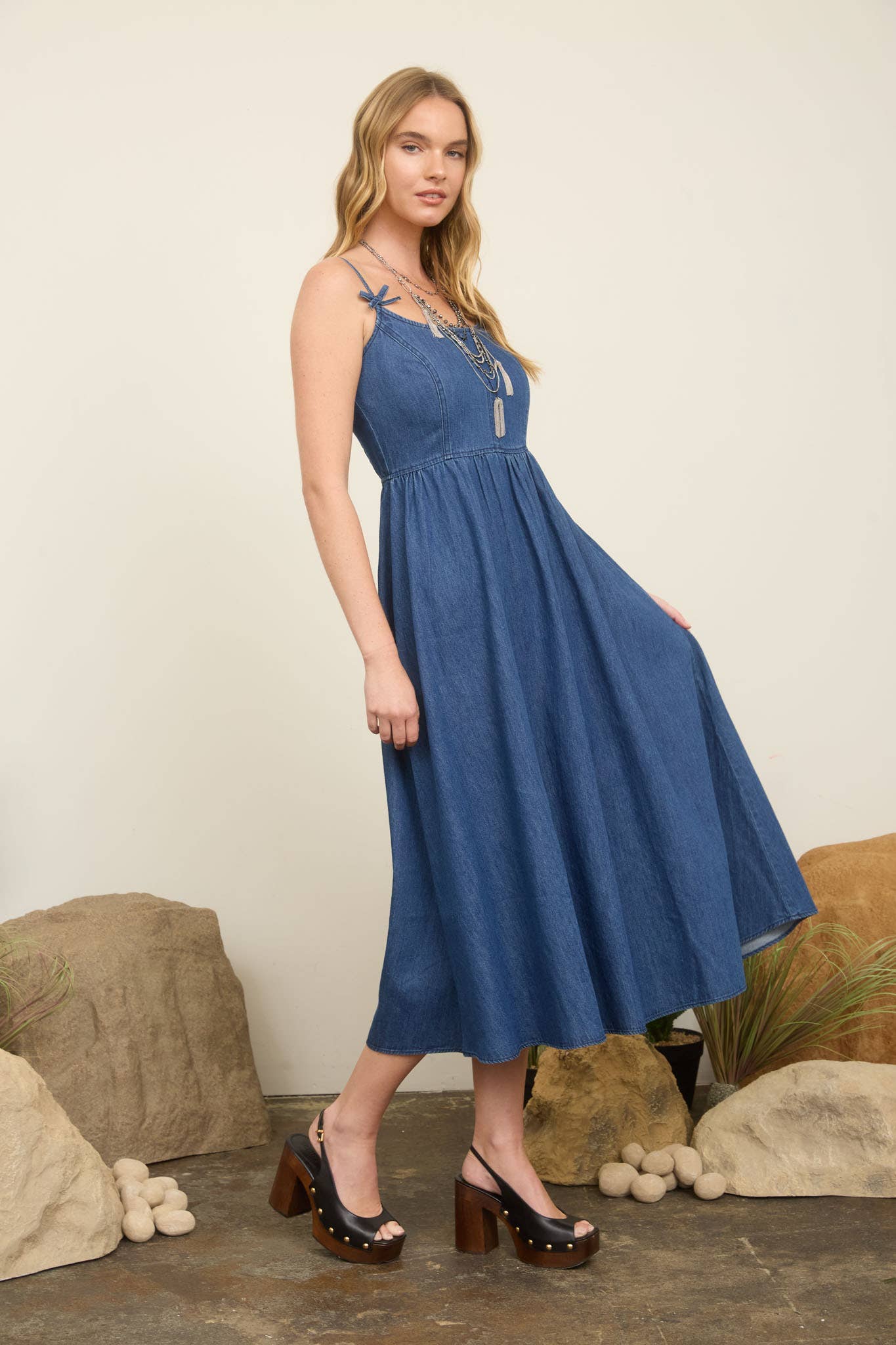 Denim Daydreamer Midi Dress