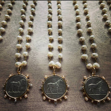 Load image into Gallery viewer, Dressage Necklace |Silver Coin|