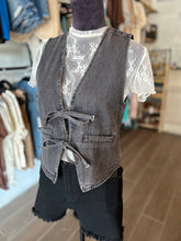Load image into Gallery viewer, Midnight Outlaw Denim Vest
