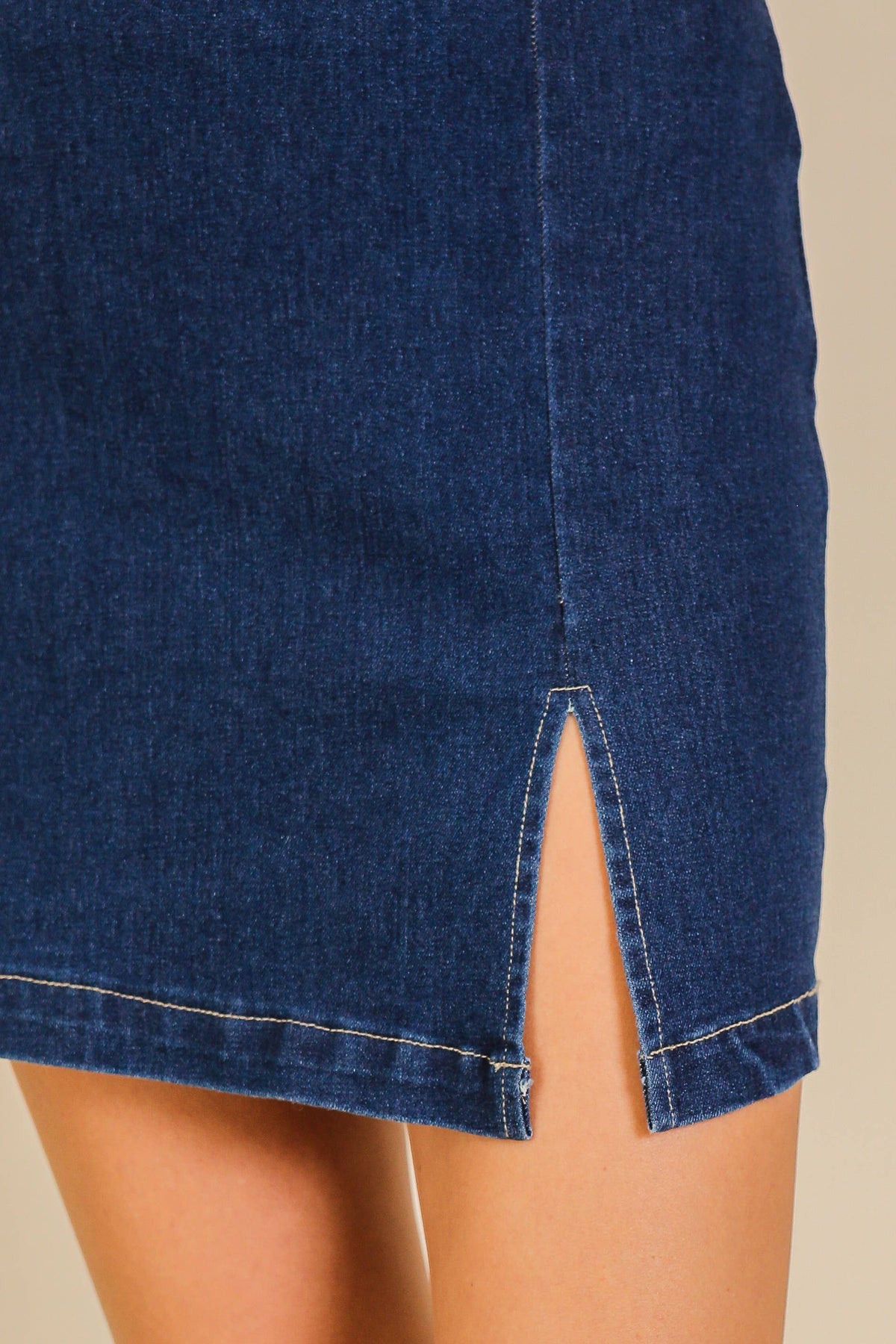 Rodeo Nights Dark Denim Skirt