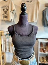 Load image into Gallery viewer, The Kira Crop Tank |Black|
