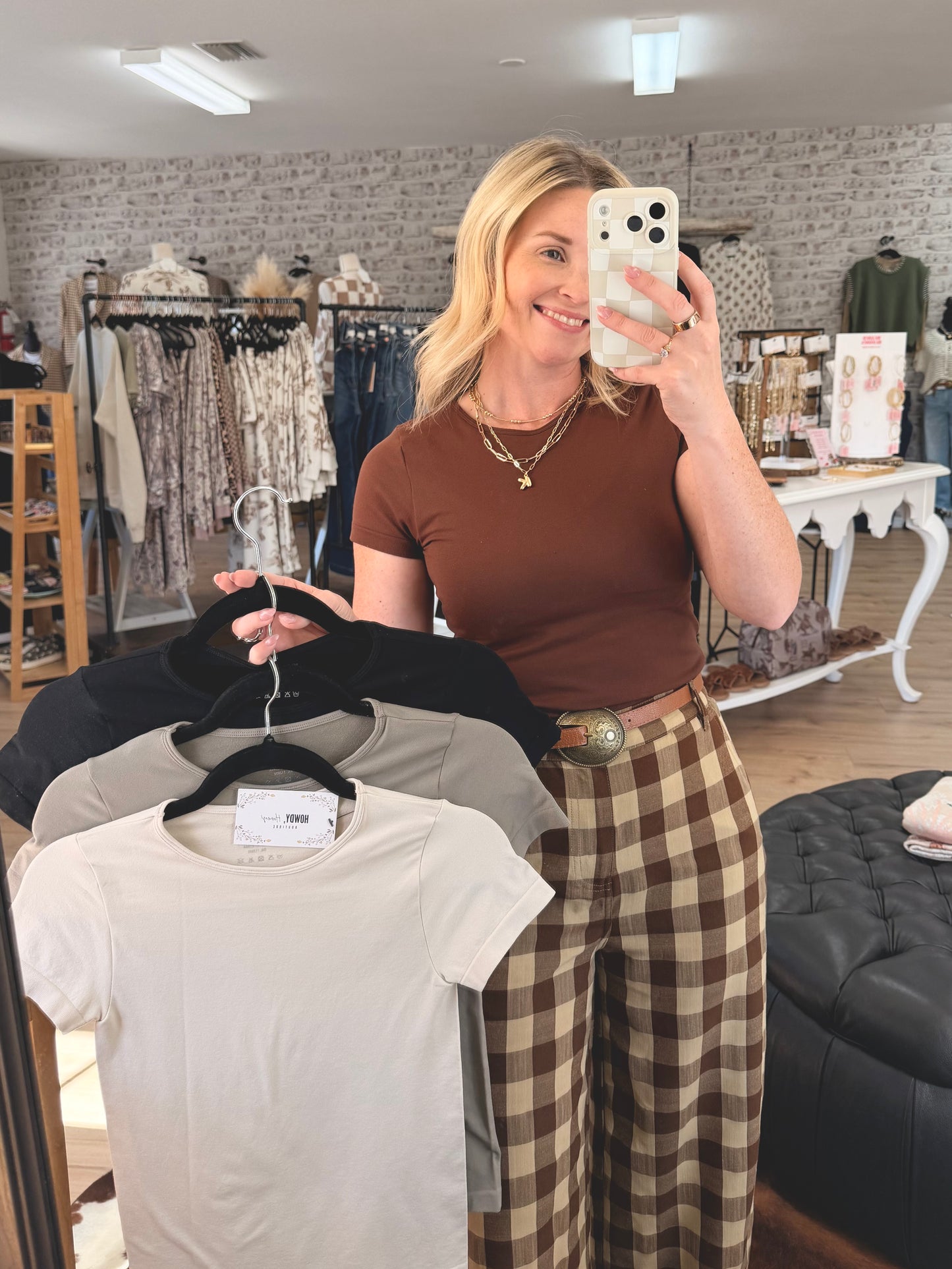 Saylor Seamless Crew Neck Tee
