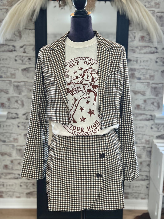 Ranch Society Cropped Blazer