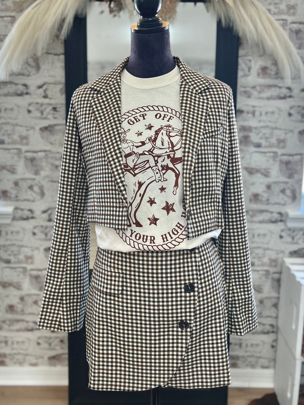 Ranch Society Cropped Blazer