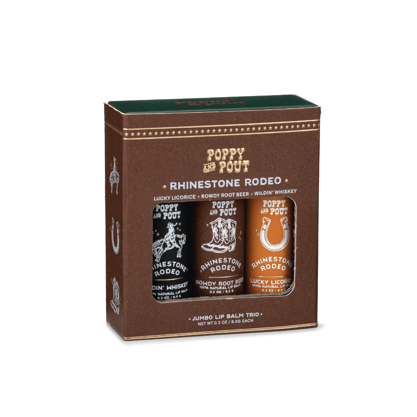 Lip Balm Trio Gift Set |Rhinestone Rodeo|