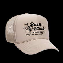 Load image into Gallery viewer, BUCK WILD TRUCKER HAT TAN
