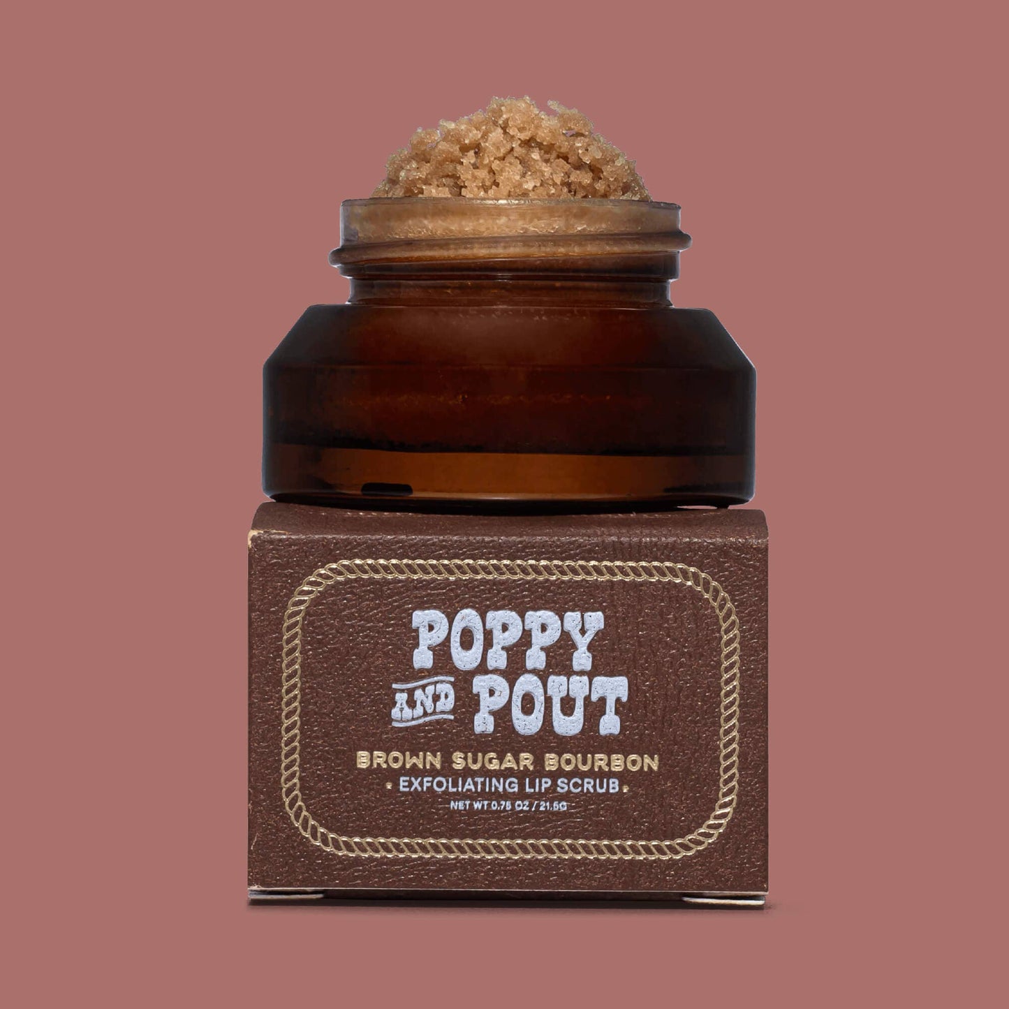 Rhinestone Rodeo Lip Scrub Brown Sugar Bourbon
