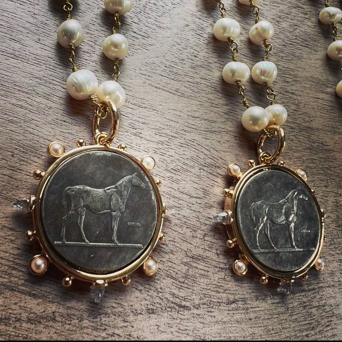Dressage Necklace |Silver Coin|