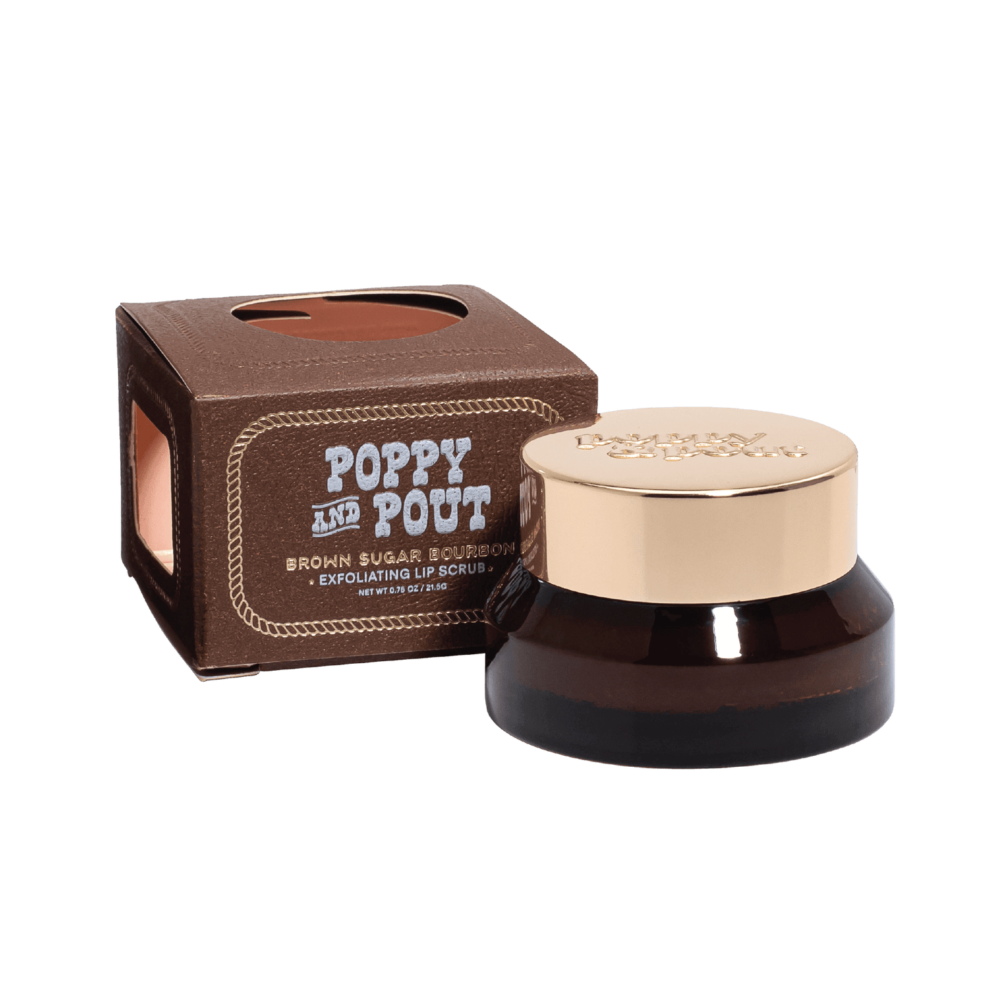 Rhinestone Rodeo Lip Scrub Brown Sugar Bourbon