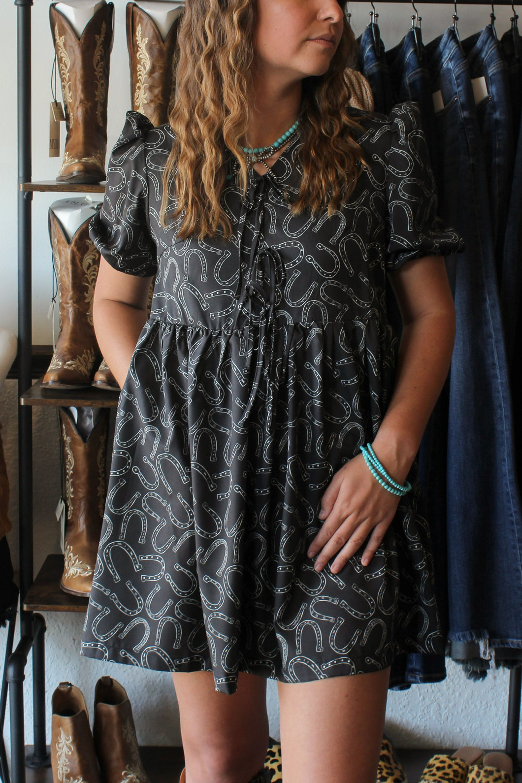 The Horseshoe Tie Dress