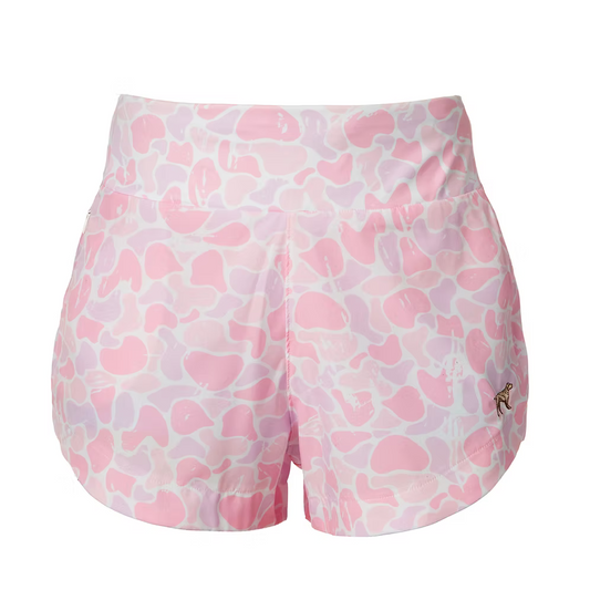Youth Pink Camo Shorts