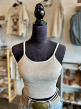 Load image into Gallery viewer, The Kira Crop Tank |Sand Beige|

