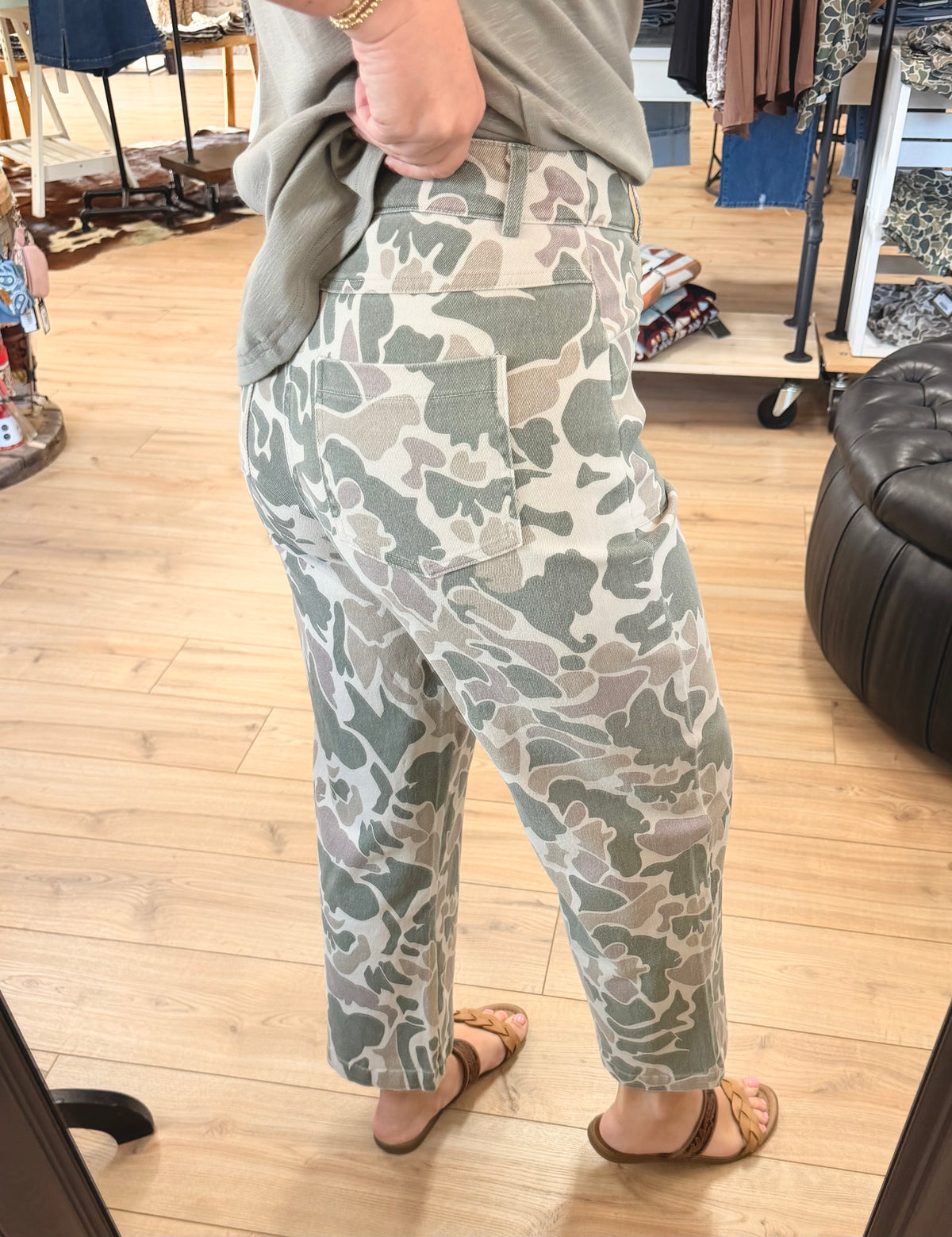 Off the Grid Wide Leg Denim Pants
