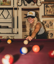 Load image into Gallery viewer, GOOD TIMIN&#39; WOMAN TRUCKER HAT
