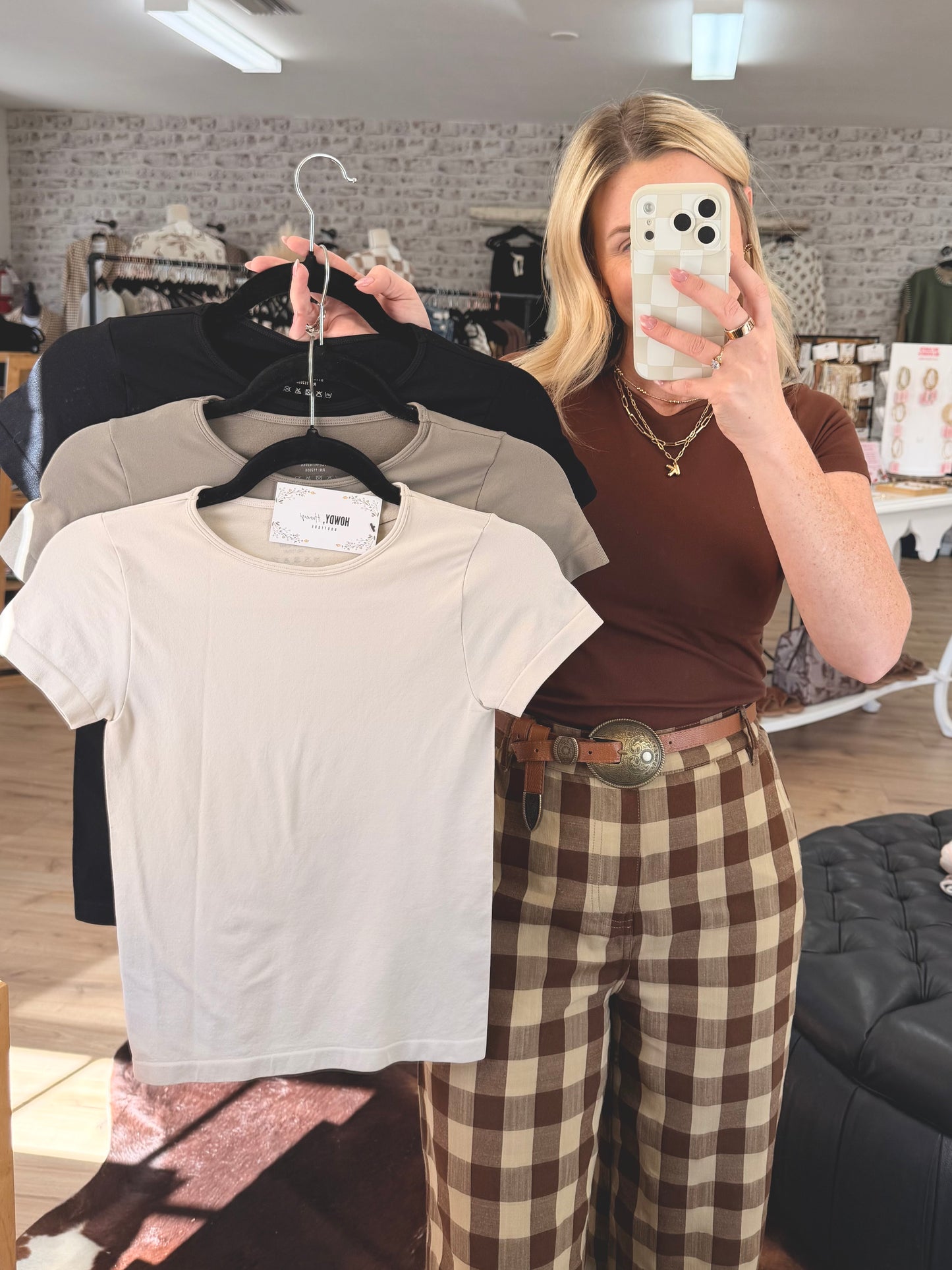 Saylor Seamless Crew Neck Tee