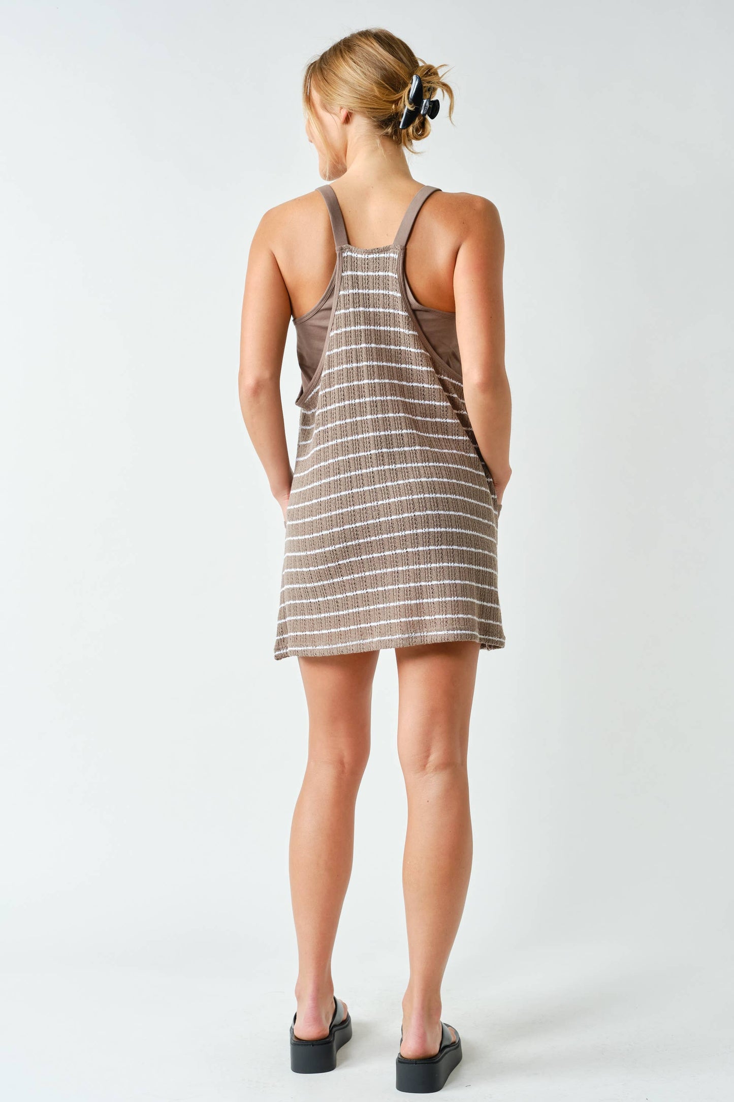 Easy Does it Crochet Dress |Taupe|