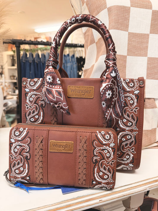 Wrangler Bandana Wallet |Brown|