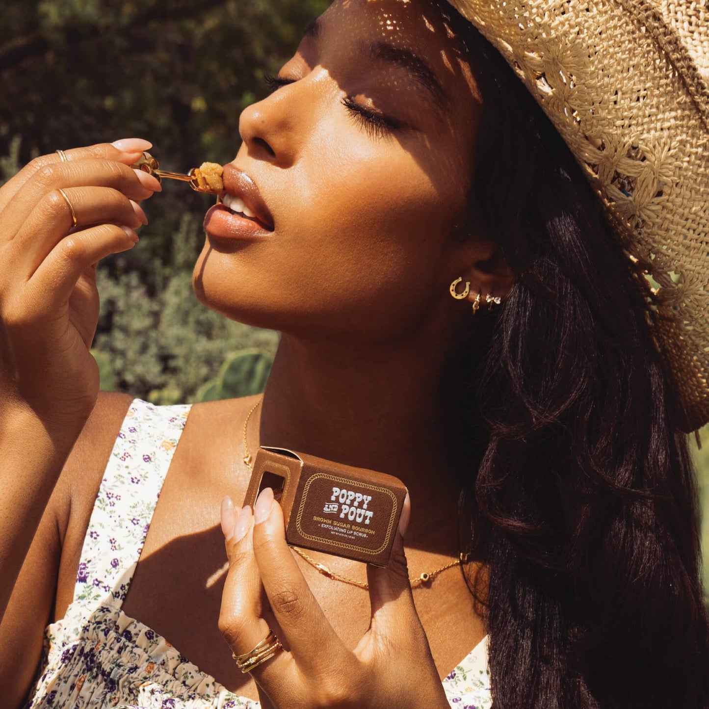 Rhinestone Rodeo Lip Scrub Brown Sugar Bourbon