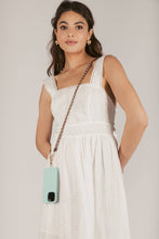Load image into Gallery viewer, Woven Link Crossbody Phone Strap: Brown
