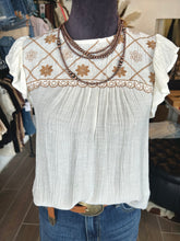 Load image into Gallery viewer, Wildflower Rodeo Top |Ivory|
