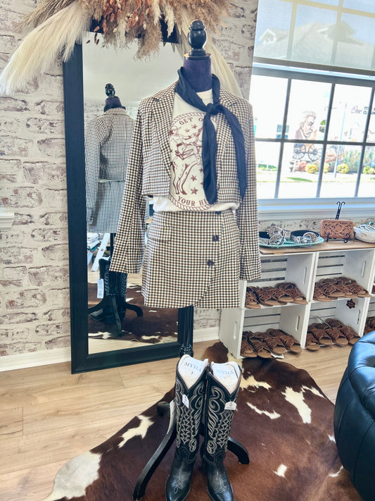 Ranch Society Cropped Blazer