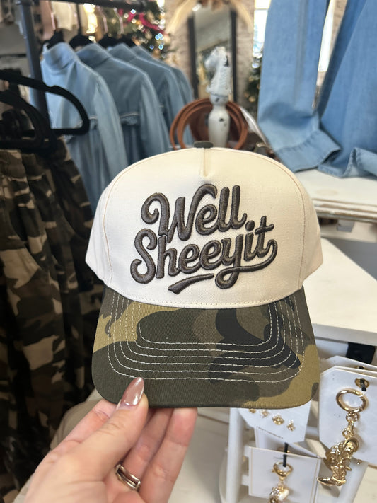 Camo Well Sheeyit Trucker Hat