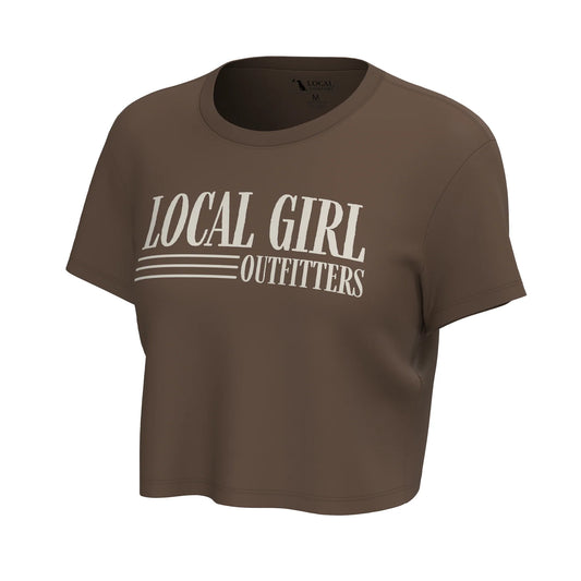 LG Farmhand Crop Tee | Espresso