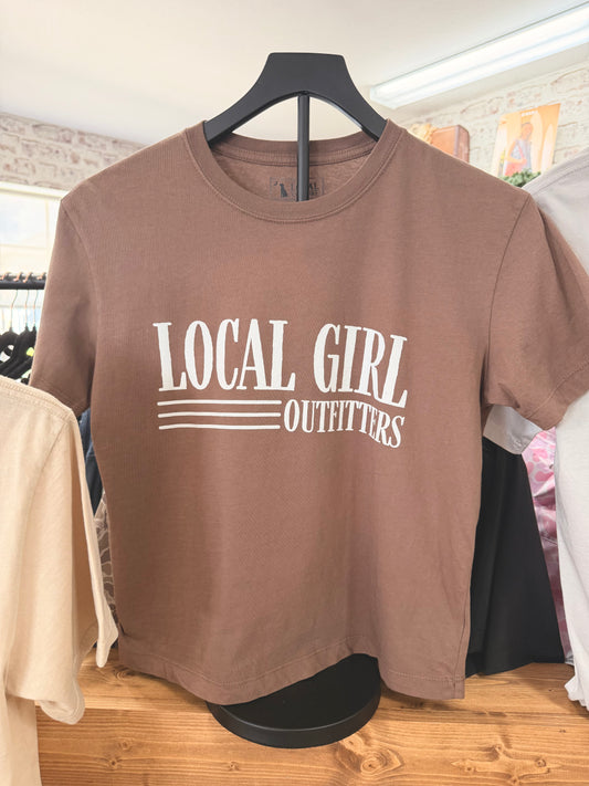 LG Farmhand Crop Tee | Espresso