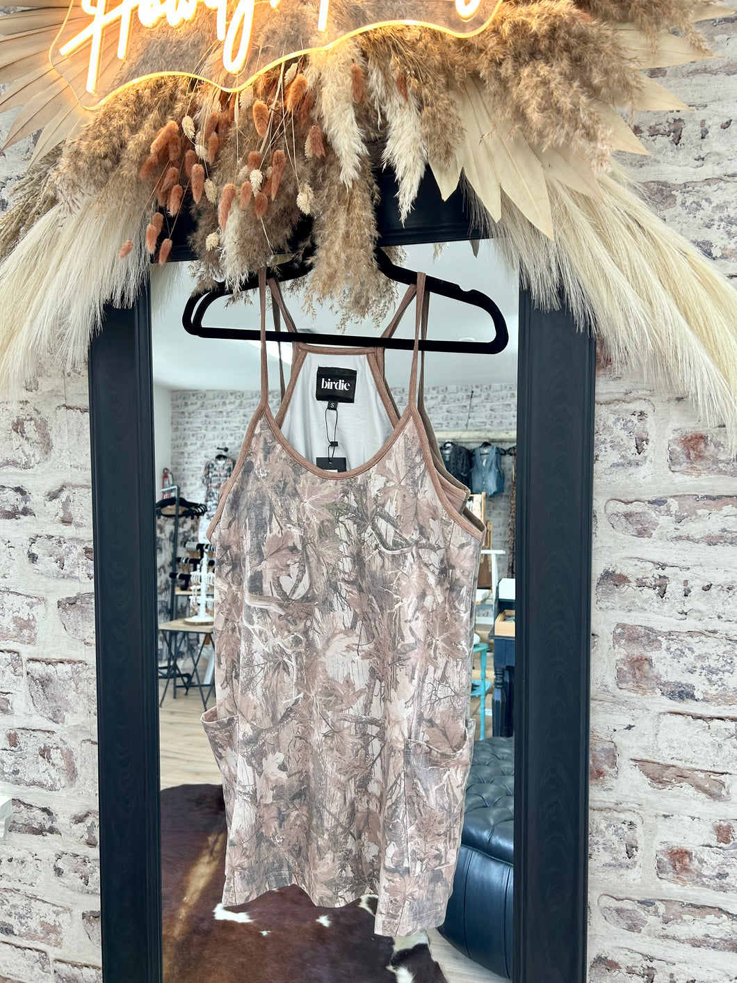 Dark Camo Tank Dress