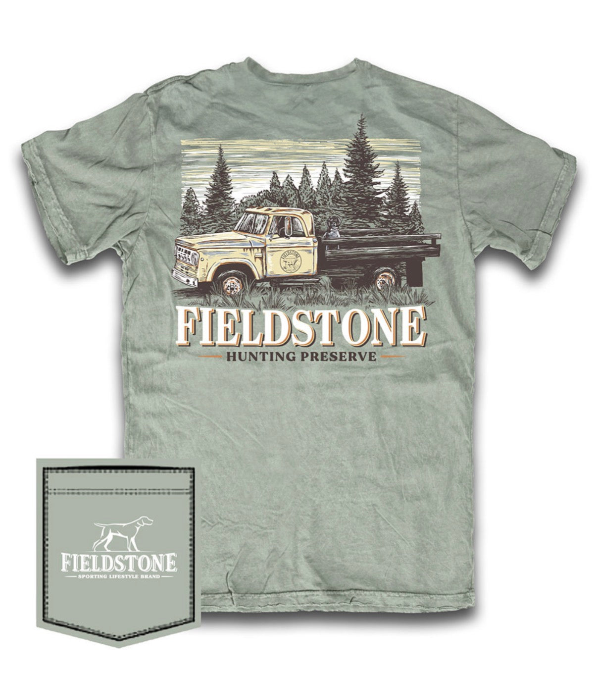 Hunting Preserve Old Truck Graphic