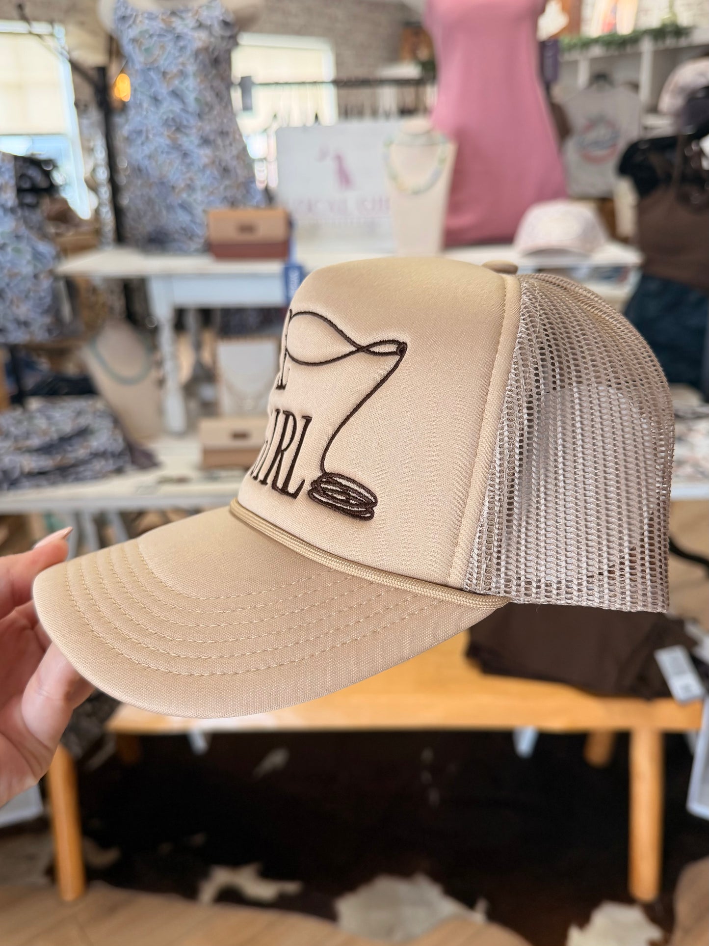 LG Lasso Foam Trucker Hat | Khaki