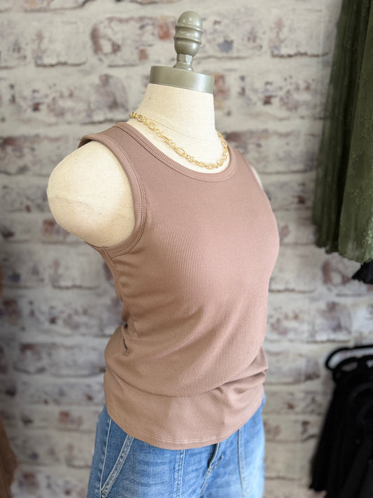 The Daily Ride Tank |Taupe|