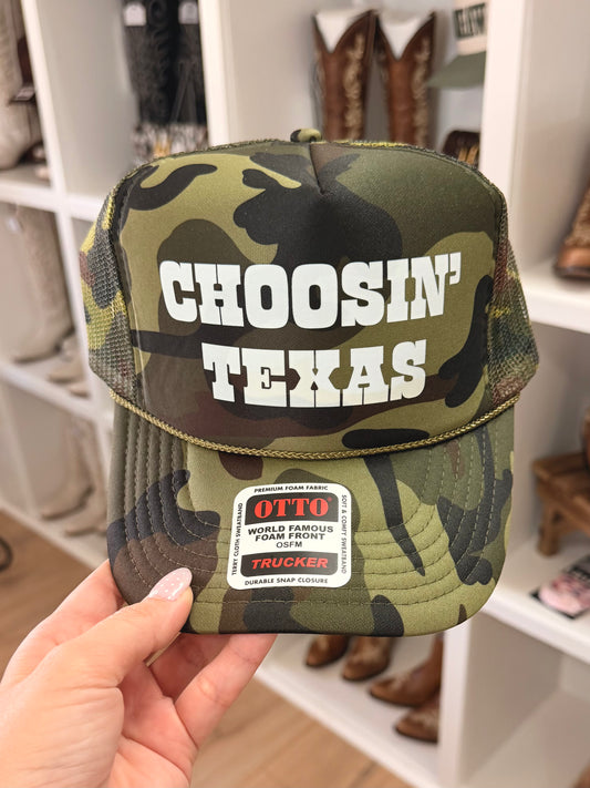 Choosin' Texas Trucker Hat