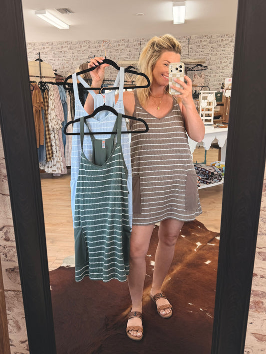 Easy Does it Crochet Dress |Green|