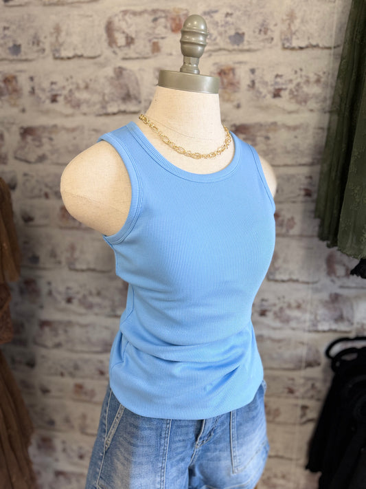 The Daily Ride Tank |Denim Drift|