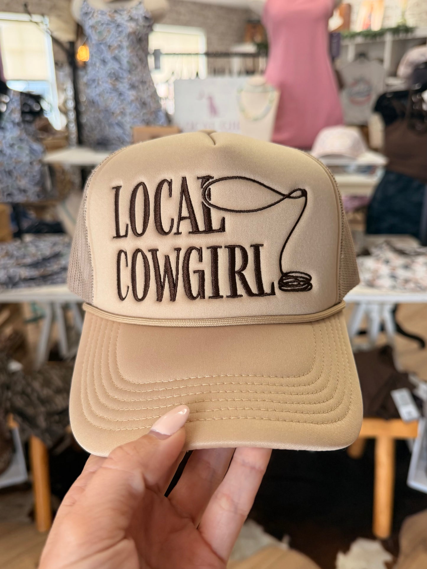 LG Lasso Foam Trucker Hat | Khaki