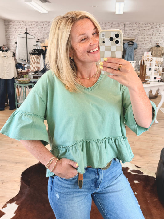 Washed & Western |Sage|