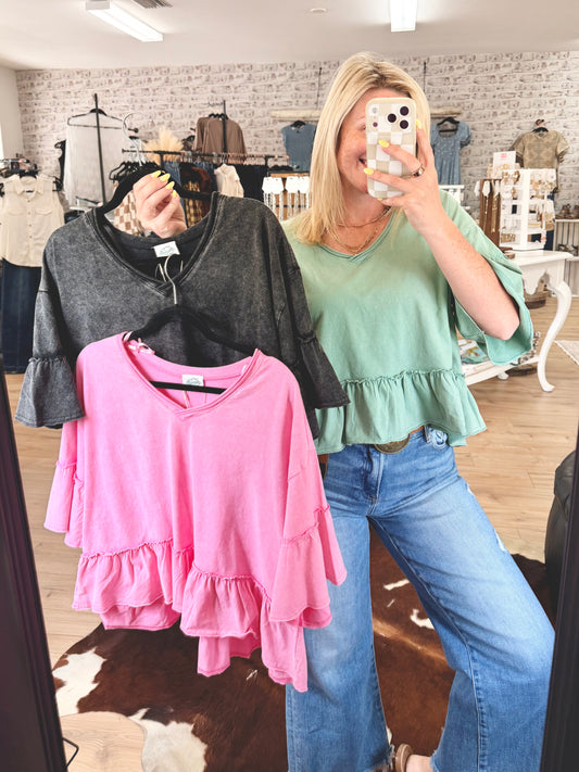 Washed & Western |Black|