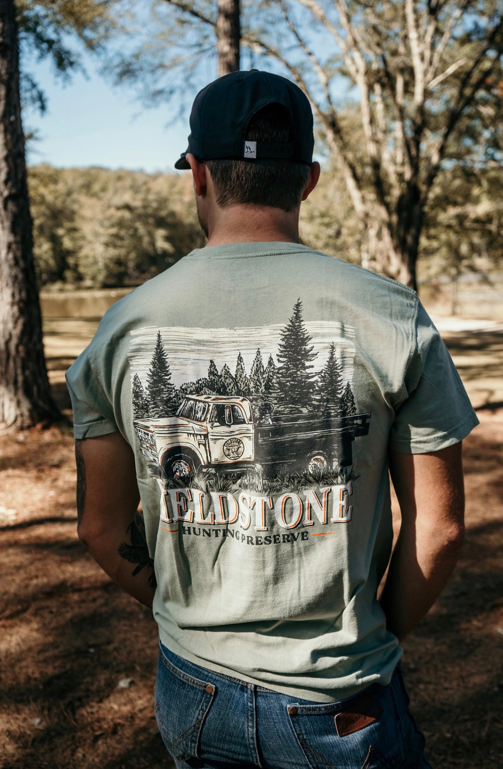 Hunting Preserve Old Truck Graphic