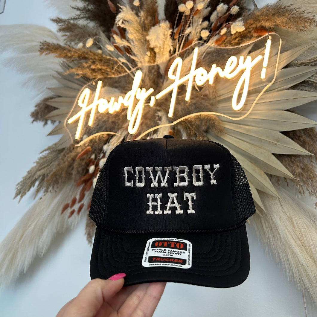 Cowboy Hat |Embroidered|