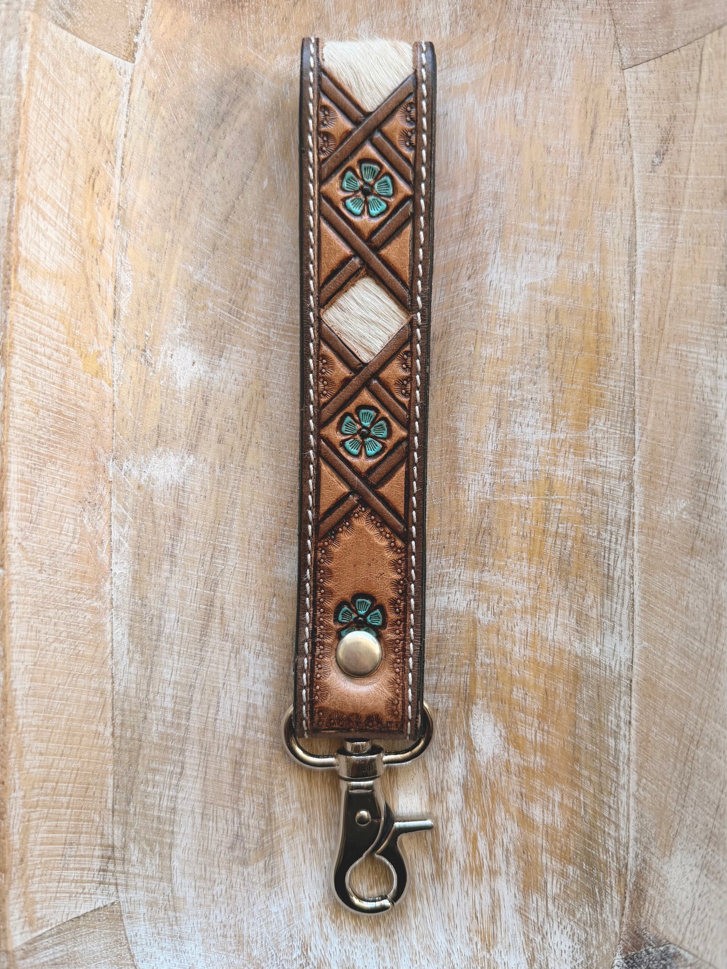 Moonflower Keyfob