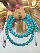 Load image into Gallery viewer, Faux Turquoise Beaded Charger 2-in-1
