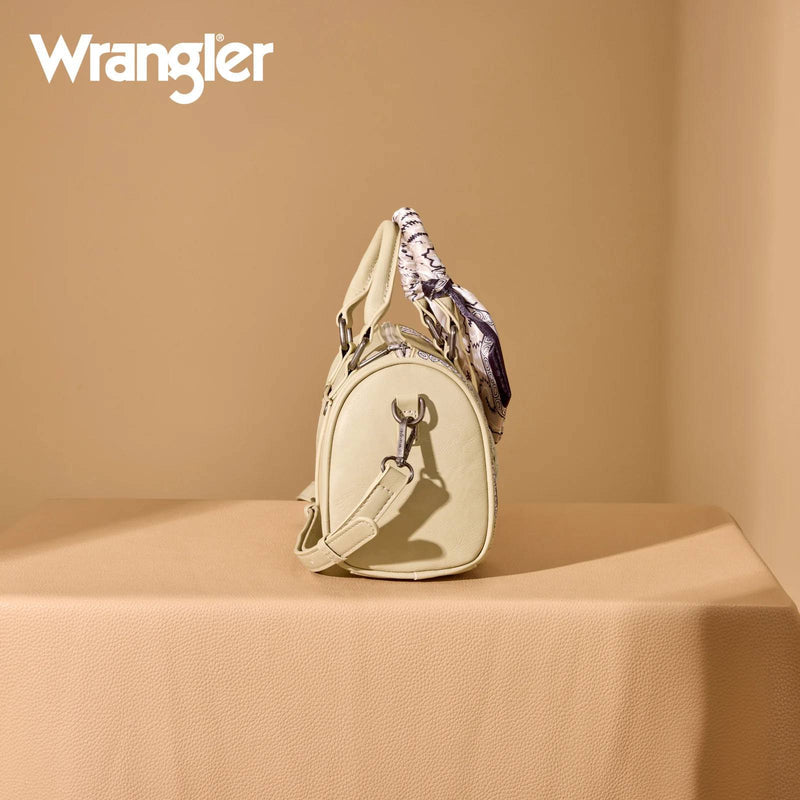 Wrangler Bandana Barrel Tote Bag |Tan|